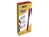 Een Gelschrijver Bic Gel-ocity illusion medium rood koop je bij VHK Kantoorartikelen