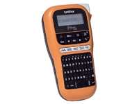 Een Labelprinter Brother P-touch TZe PT-E110 draagbaar qwerty 12mm oranje koop je bij Hoekmankantoorartikelen.nl