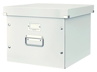 Een Hangmappenbox Leitz Click & Store WOW gerecycled karton 357x285x367mm wit koop je bij Hoekmankantoorartikelen.nl