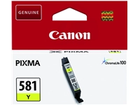 Een Inktcartridge Canon CLI-581 geel koop je bij Hoekmankantoorartikelen.nl