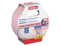 Een Afplaktape tesa® Professional sensitive 25mx38mm roze koop je bij VHK Kantoorartikelen