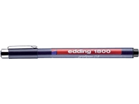 Een Fineliner edding 1800 0.25mm - 0.35mm - 0.5mm zwart set à 3 stuks koop je bij VHK Kantoorartikelen