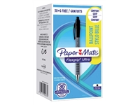 Een Balpen Paper Mate Flexgrip Ultra medium zwart valuepack 30+6 gratis koop je bij VHK Kantoorartikelen