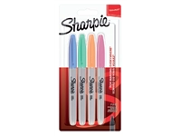 Een Viltstift Sharpie rond fine pastel assorti blister à 4 stuks koop je bij VHK Kantoorartikelen