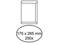 Een Envelop akte IEZZY 175x265mm zelfklevend 100gr wit 250 stuks koop je bij Hoekmankantoorartikelen.nl