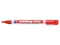 Een Viltstift edding 400 rond 1mm rood koop je bij VHK Kantoorartikelen