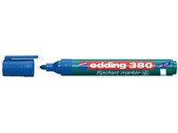 Een Viltstift edding 380 flipover rond 1.5-3mm blauw koop je bij VHK Kantoorartikelen