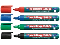 Een Viltstift edding 380 flipover rond 1.5-3mm rood koop je bij VHK Kantoorartikelen