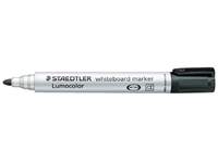 Een Viltstift Staedtler Lumocolor 351 whiteboard rond zwart 2mm koop je bij VHK Kantoorartikelen