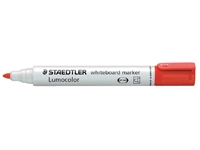 Een Viltstift Staedtler Lumocolor 351 whiteboard rond rood 2mm koop je bij VHK Kantoorartikelen