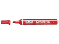 Een Viltstift Pentel N50 rond 1.5-3mm rood koop je bij Hoekmankantoorartikelen.nl