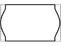 Een Prijsetiket 16x26mm Open-Data S14/Sato Judo afneembaar wit koop je bij VHK Kantoorartikelen