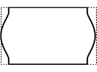 Een Prijsetiket 16x26mm Open-Data S14/Sato Judo permanent wit 1000 stuks koop je bij Hoekmankantoorartikelen.nl