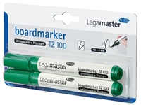 Een Viltstift Legamaster TZ 100 whiteboard rond 1.5-3mm groen blister à 2 stuks koop je bij VHK Kantoorartikelen