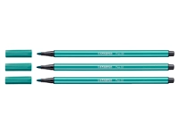 Een Viltstift STABILO Pen 68/51 medium turquoiseblauw koop je bij VHK Kantoorartikelen