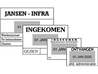 Een Woord-datumstempel Colop 2660 personaliseerbaar 37x58 koop je bij VHK Kantoorartikelen