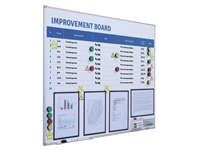 Een Verbeterbord + starterkit visual management 90x120cm koop je bij Sysdicom BV