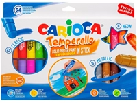 Een Verfstift Carioca Temperello set à 24 kleuren koop je bij Sysdicom BV