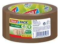 Een Verpakkingstape tesapack® Eco &amp; Strong 66mx50mm bruin koop je bij Sysdicom BV