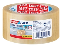 Een Verpakkingstape tesapack® Extra Strong 66mx50mm transparant koop je bij Sysdicom BV