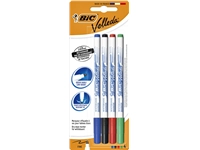 Een Viltstift Bic Velleda 1721 whiteboard rond fijn assorti blister à 4 stuks koop je bij Sysdicom BV