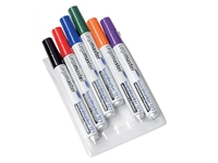 Een Viltstift Legamaster TZ 1 whiteboard rond 1.5-3mm assorti set à 6 stuks koop je bij Sysdicom BV