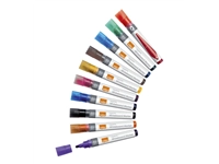 Een Viltstift Nobo whiteboard Liquid ink rond assorti 3mm 10stuks koop je bij Sysdicom BV