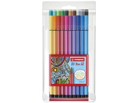 Een Viltstift STABILO Pen 68/20 medium assorti etui à 20 stuks koop je bij Sysdicom BV