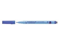 Een Viltstift Staedtler Lumocolor 305 non permanent correctable F blauw koop je bij Sysdicom BV