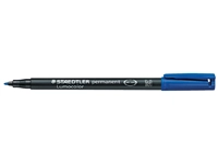 Een Viltstift Staedtler Lumocolor 317 permanent M blauw koop je bij Sysdicom BV