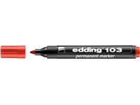 Een Viltstift edding 103 rond medium rood koop je bij Sysdicom BV