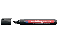 Een Viltstift edding 330 schuin 1.5-5mm zwart koop je bij Company Supplies