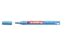 Een Viltstift edding 751 lakmarker rond 1-2mm metallic blauw koop je bij Sysdicom BV