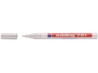 Een Viltstift edding 751 lakmarker rond 1-2mm wit koop je bij Sysdicom BV