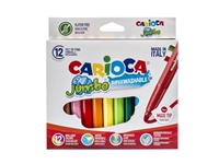 Een Viltstifte Carioca Jumbo maxi assorti set à 12 stuks koop je bij Sysdicom BV