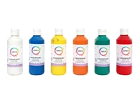Een Vingerverf Qrea set à 6 kleuren 250ml koop je bij VHK Kantoorartikelen