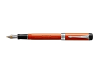 Een Vulpen Parker Duofold Classic Vintage big red lacquer 18k CT medium koop je bij Sysdicom BV