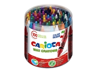 Een Waskrijt Carioca Maxi pot á 100 stuks assorti koop je bij Sysdicom BV