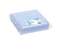 Een Werkdoek Cleaninq viscose 38x40cm blauw 10 stuks koop je bij Company Supplies