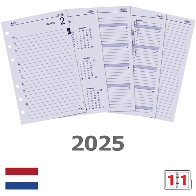 Een Agendavulling 2025 Kalpa Senior 1dag/1pagina koop je bij Hoekmankantoorartikelen.nl