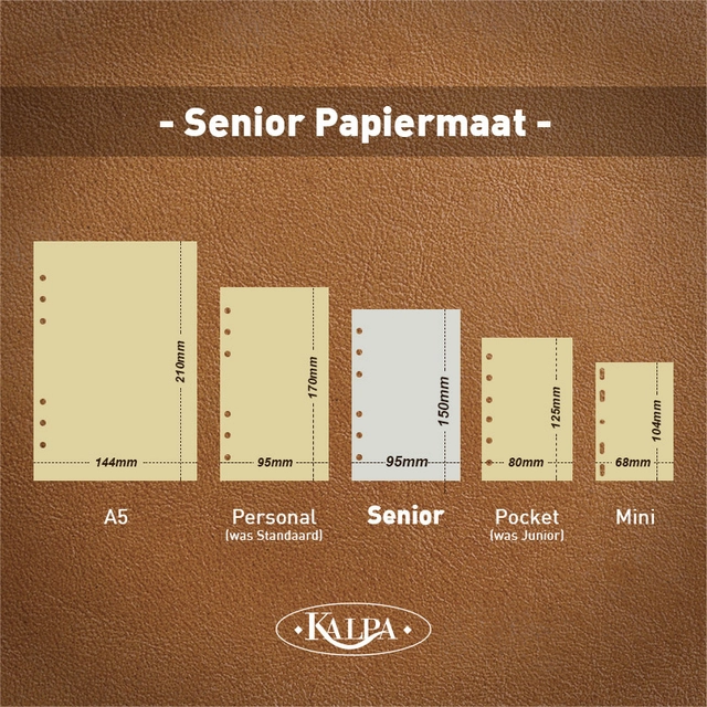 Een Agendavulling 2025 Kalpa Senior 1dag/1pagina koop je bij Hoekmankantoorartikelen.nl