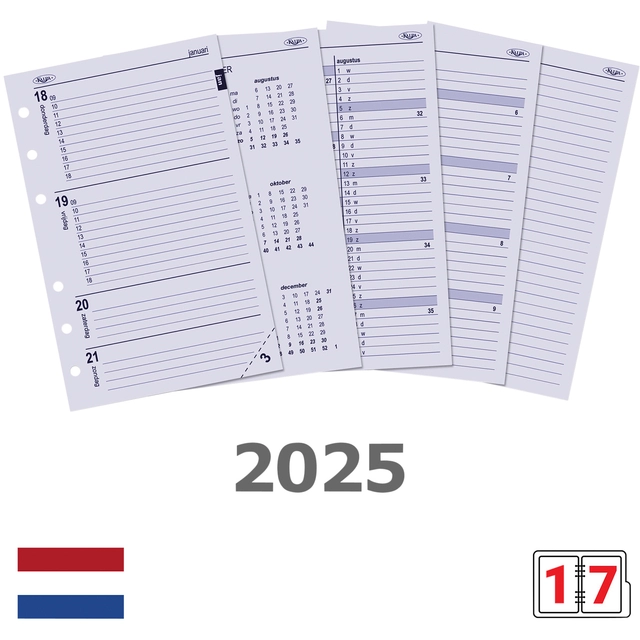 Een Agendavulling 2025 Kalpa Senior 7dagen/2pagina's koop je bij Hoekmankantoorartikelen.nl