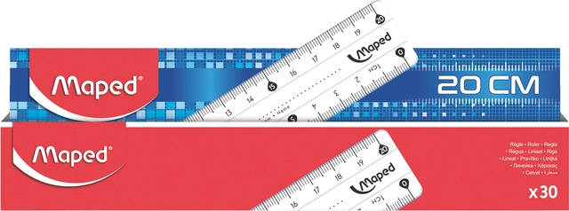 Een Liniaal Maped Classic 20cm koop je bij Hoekmankantoorartikelen.nl