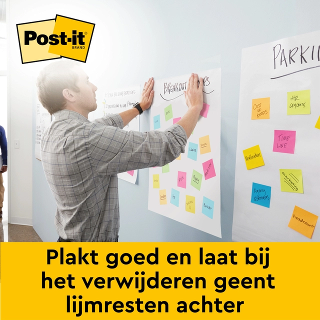 Een Meeting chart Post-it 566 Super Sticky 50.8x58.4cm wit incl Command bevestigingsstrip 2 stuks koop je bij Hoekmankantoorartikelen.nl