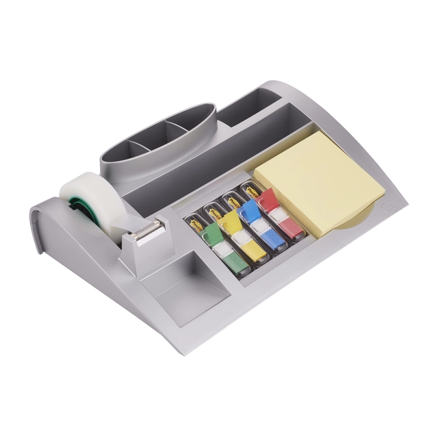 Een Bureau organiser Post-it C50 zilvergrijs incl inhoud koop je bij Hoekmankantoorartikelen.nl