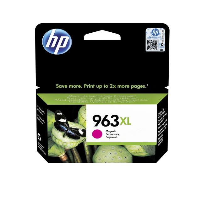 Een Inktcartridge HP 3JA28AE 963XL rood koop je bij VHK Kantoorartikelen