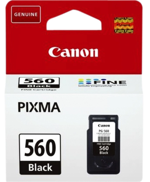 Een Inktcartridge Canon PG-560 zwart koop je bij VHK Kantoorartikelen