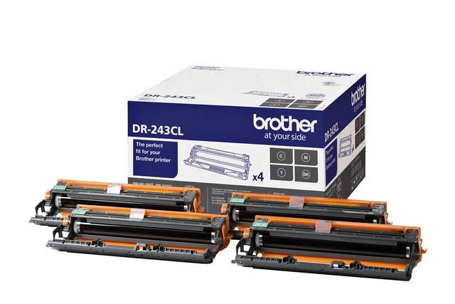 Een Drum Brother DR-243CL zwart + 3 kleuren koop je bij Hoekmankantoorartikelen.nl