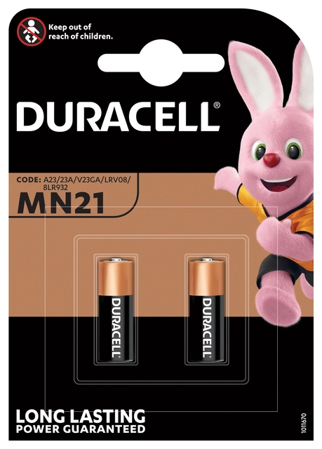 Een Batterij Duracell 2xMN21 alkaline koop je bij VHK Kantoorartikelen