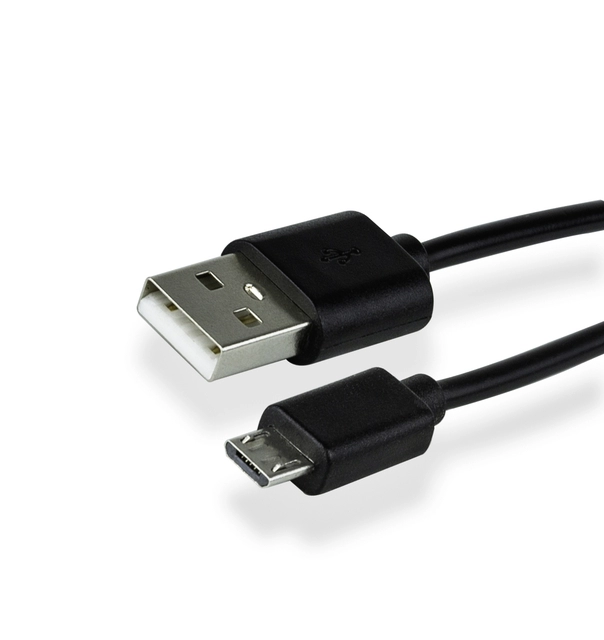 Een Kabel Green Mouse USB Micro-A 2.0 1 meter zwart koop je bij VHK Kantoorartikelen